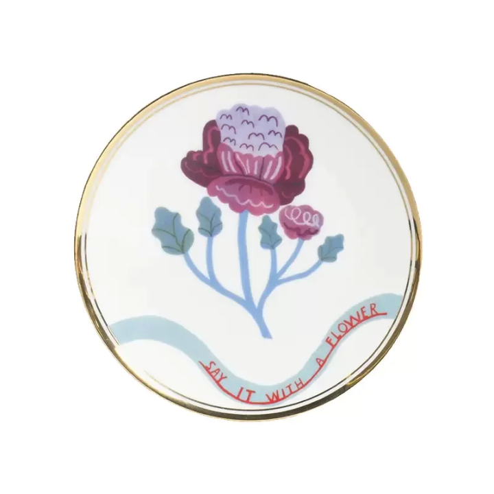 Bitossi Home Piattino Fiore fucsia Botanica Ø 15 cm