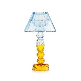 Emò Italia Candeliere Luxor Round celeste alto 26 cm