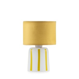 Emò Italia Lampada Rayon paralume giallo alta 19 cm