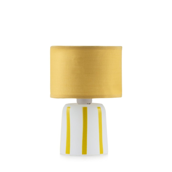 Emò Italia Lampada Rayon paralume giallo alta 19 cm