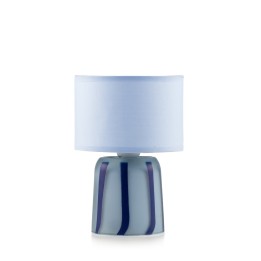 Emò Italia Lampada Rayon paralume blu alta 19 cm