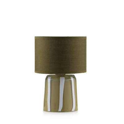 LAMPADA CON PARALUME VERDE