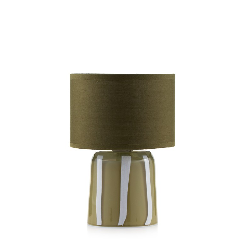 LAMPADA CON PARALUME VERDE