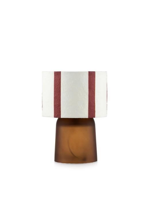 LAMPADA  BASE MARRONE