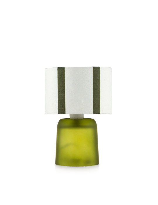 LAMPADA  BASE VERDE