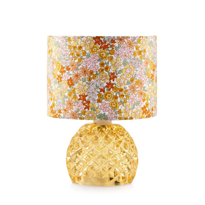 Emò Italia Lampada Rayon base rotonda ambra 21 cm