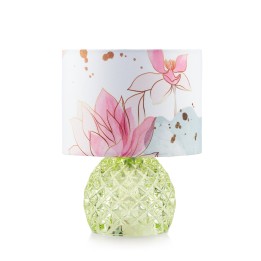 Emò Italia Lampada Rayon base rotonda verde 21 cm