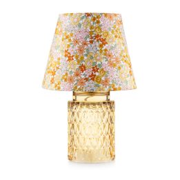 Emò Italia Lampada Rayon base a cilindro ambra 27 cm