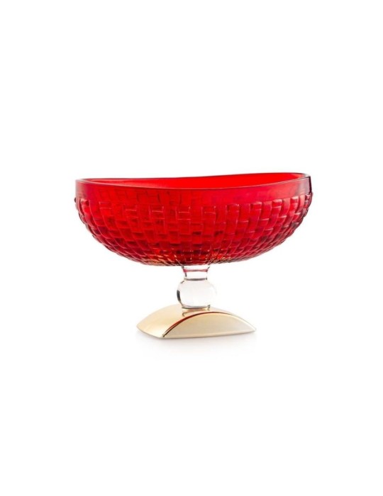 Alzata Rubino Emò Italia – Eleganza in Vetro della Collezione Le Charme