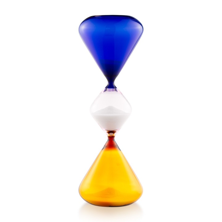 Emò Italia Clessidra Momentum blu e giallo Ø 12,5 × 37 cm