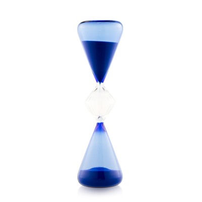 CLESSIDRA BLU CON PALLINE TRASP
