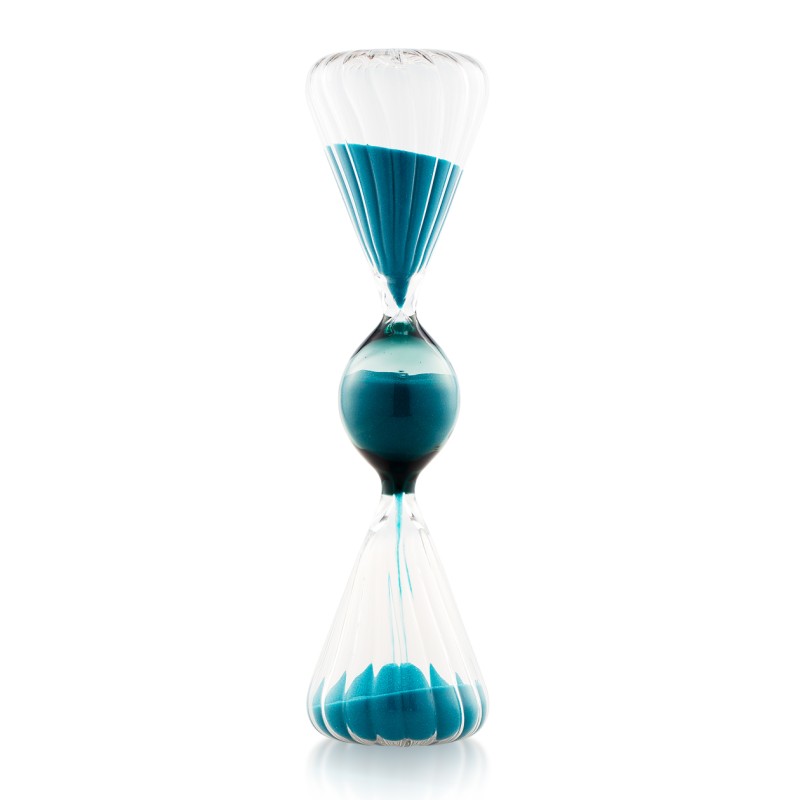 CLESSIDRA TRASP CON PALLINE VERDE