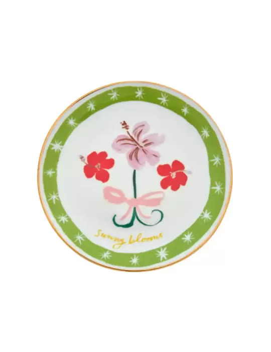 Piattino Fiore Ø16,5 Bitossi Home in Porcellana Decor Floreale