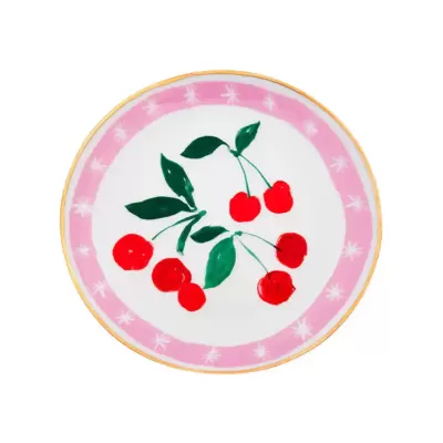 Piattino Ciliegie Ø16,5 Bitossi Home in Porcellana Decor...