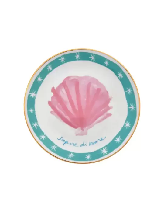 Piatto Conchiglia Ø16,5 Bitossi Home in Porcellana Decor Mare
