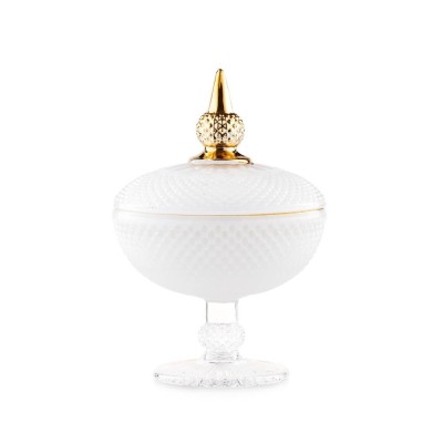 Alzata Grande Bianca Collezione Eterea – Emò Italia