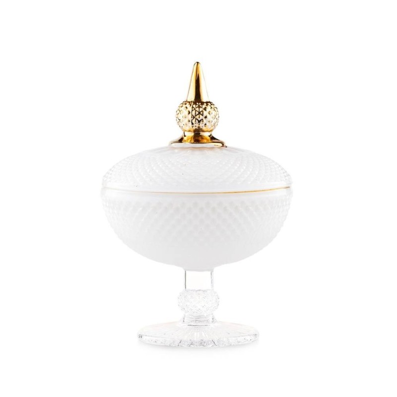 Alzata Grande Bianca Collezione Eterea – Emò Italia