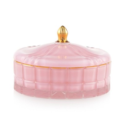 Scatola Grande Cipria Emò Italia in Vetro Collezione Trésors