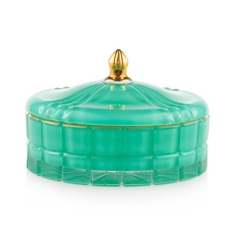 Scatola Grande Verde Emò Italia in Vetro Collezione Trésors