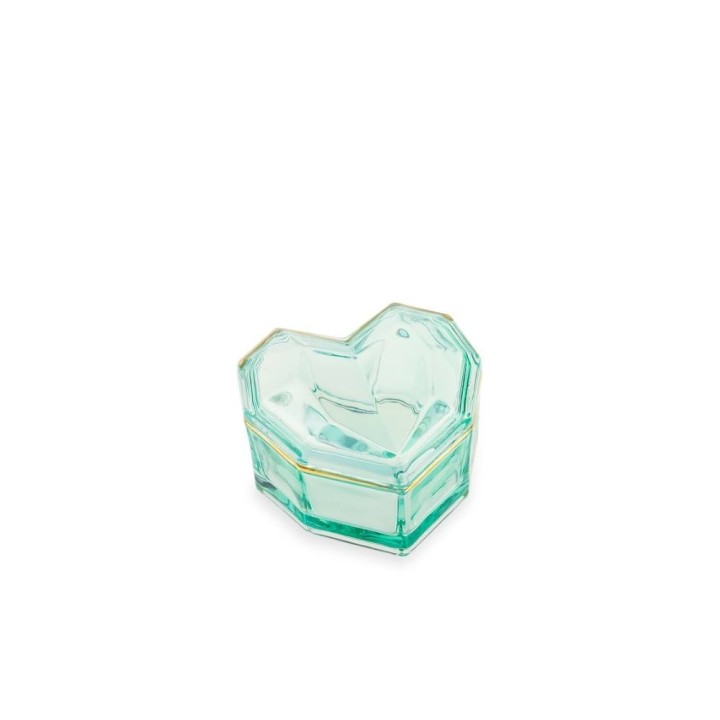 Emò Italia Scatola cuore piccola Trésors verde