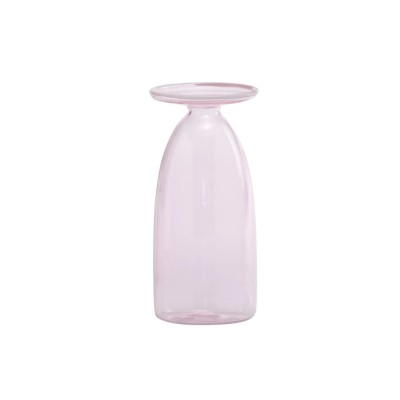 Un Fiore Vaso 22 Rosa Zafferano in Vetro Borosilicato