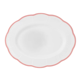 Bitossi Home Vassoio ovale Petalo rosa lungo 36 cm