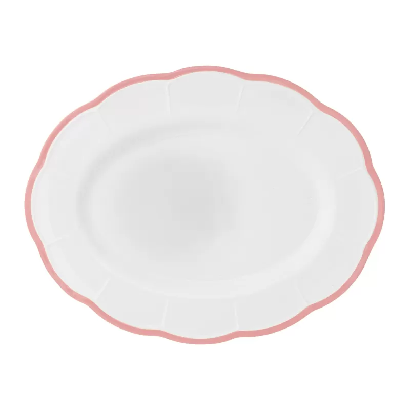 Bitossi Home Vassoio Ovale Rosa Petalo