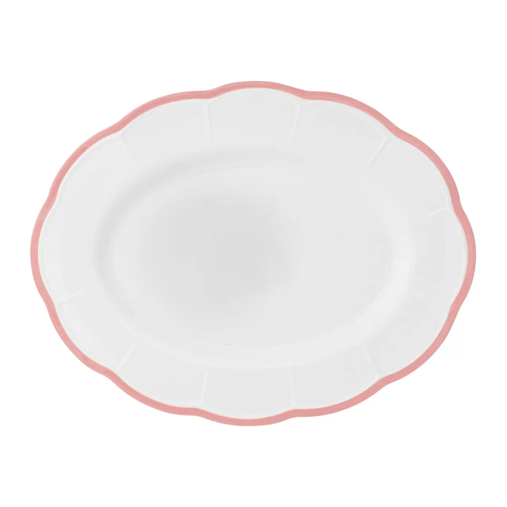 Bitossi Home Vassoio ovale Petalo rosa lungo 36 cm