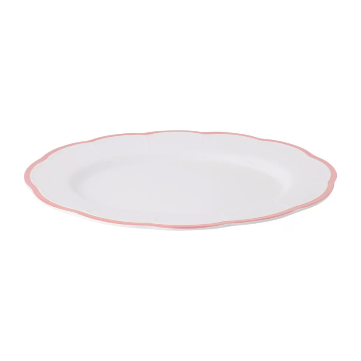 Bitossi Home Vassoio ovale Petalo rosa lungo 36 cm