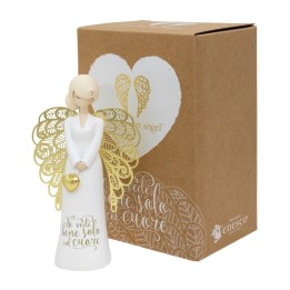 Enesco Angelo Si vede bene solo col cuore 15,5 cm