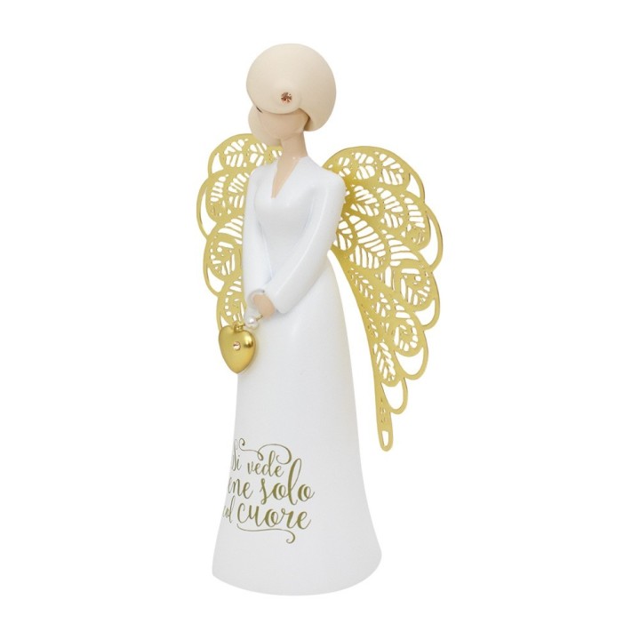 Enesco Angelo Si vede bene solo col cuore 15,5 cm