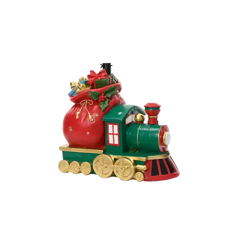 Base Albero Natale a Forma di Trenino con Doni Kaemingk – Design Magico in Magnesio