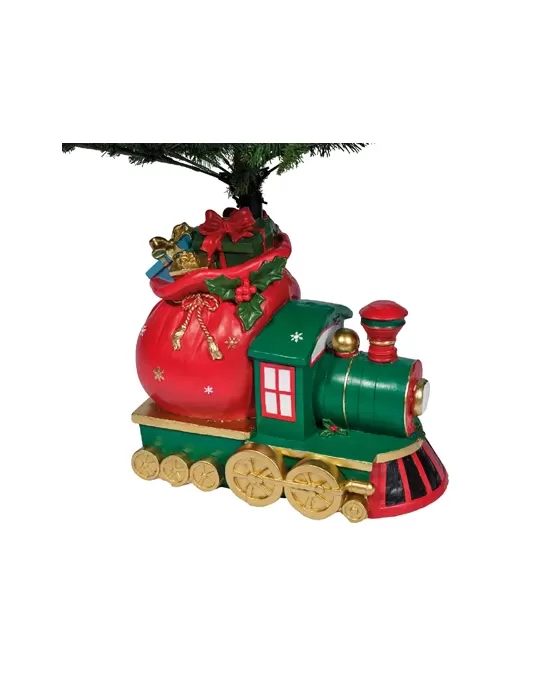 Base Albero Natale a Forma di Trenino con Doni...