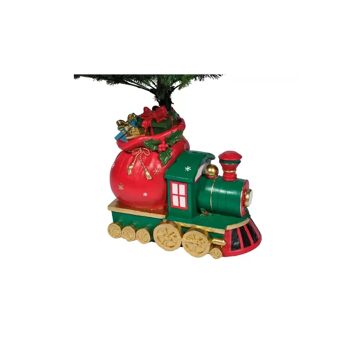 Kaemingk Copribase per albero a forma di trenino alto 50 cm
