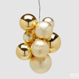 EDG Enzo De Gasperi Grappolo Groovemix di 10 sfere oro