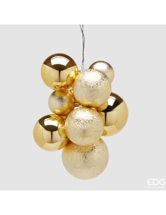 Addobbo Grappolo Oro 10 Sfere GROOVEMIX – Enzo De Gasperi