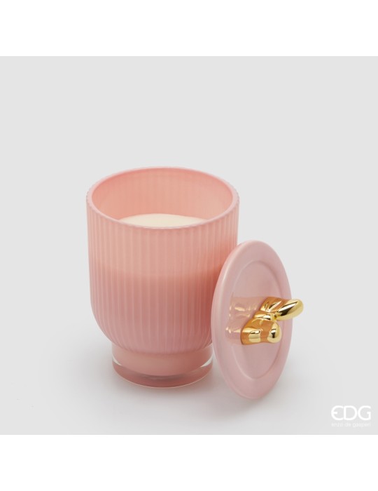 CANDELA JOLIE C/PROF. C/VASO H15 ROSE WATER