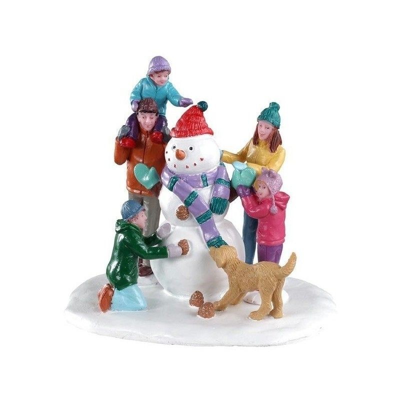 Lemax Snowman Teamwork – Miniatura Natalizia