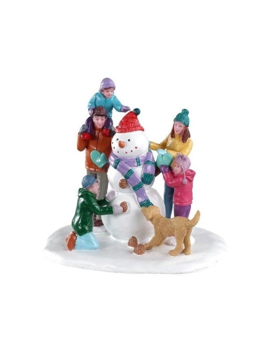 Lemax Snowman Teamwork – Miniatura Natalizia