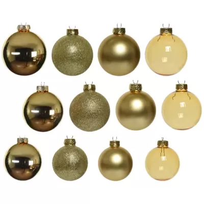 Set 42 Palline Natale in Vetro Oro Kaemingk – Ø 7 cm... 2