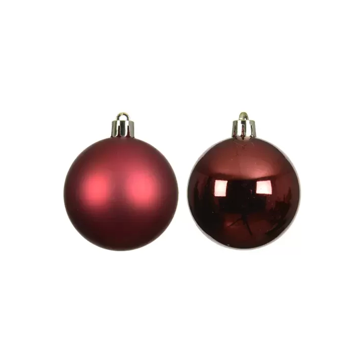 Kaemingk Set di 6 palline di Natale sangue di bue Ø 8 cm