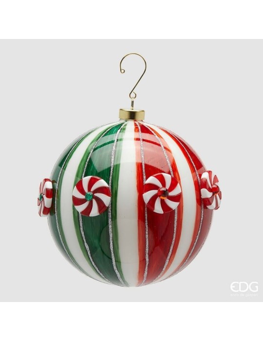 Palla Candy EDG Ø12 cm Verde/Rosso
