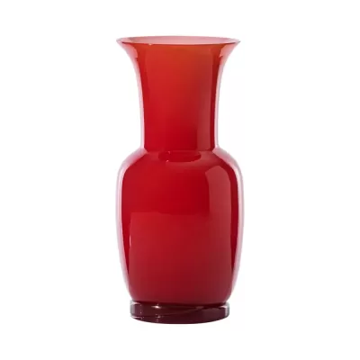Vaso OPALINO Venini Rosso – Vetro di Murano Soffiato |...
