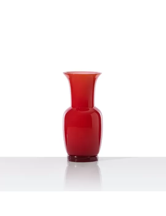 Vaso OPALINO Venini Rosso – Vetro di Murano...