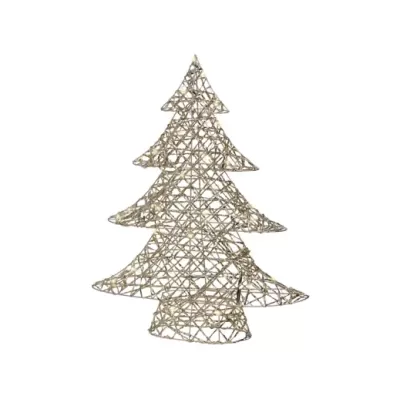 Albero Micro LED Oro Kaemingk H60 cm – Decorazione... 2