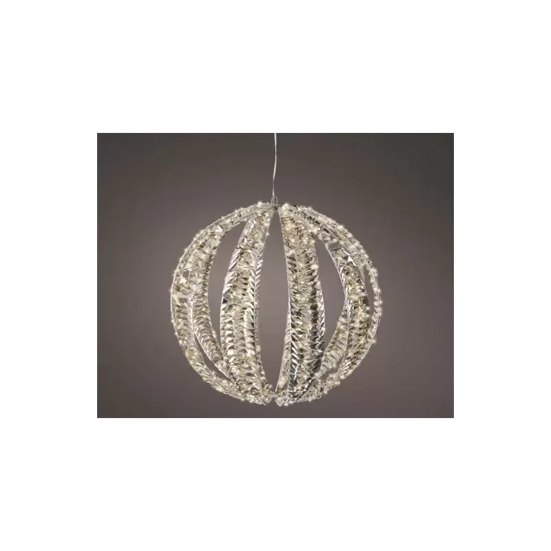 Sfera microled Ø50cm – Effetto lampeggiante con timer 8h – Kaemingk