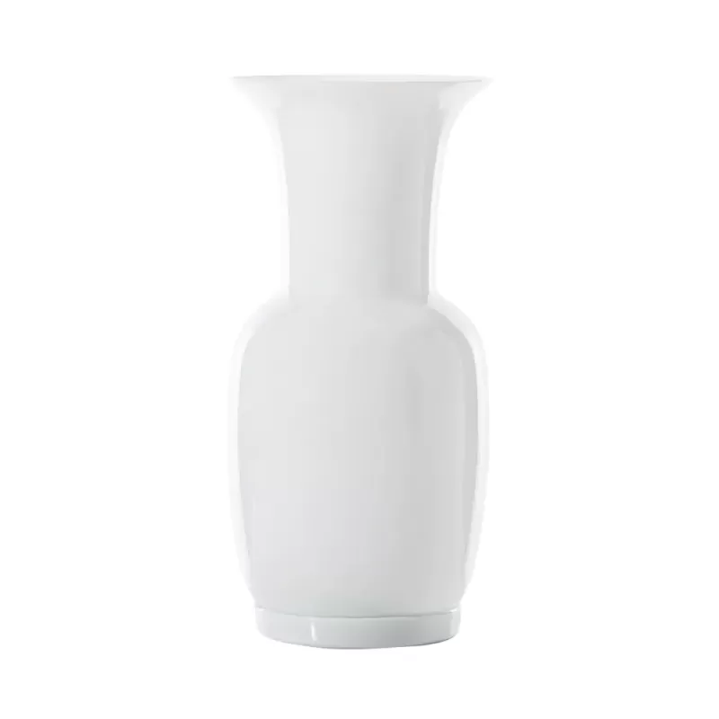 Vaso OPALINO Lattimo di Venini – Vetro di Murano Artistico Made in Italy