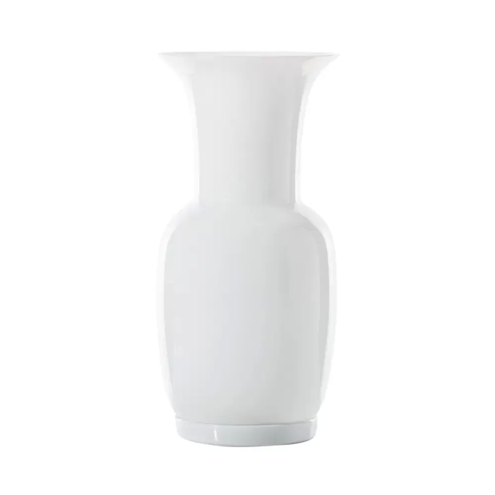 Venini Vaso Opalino lattimo alto 36 cm