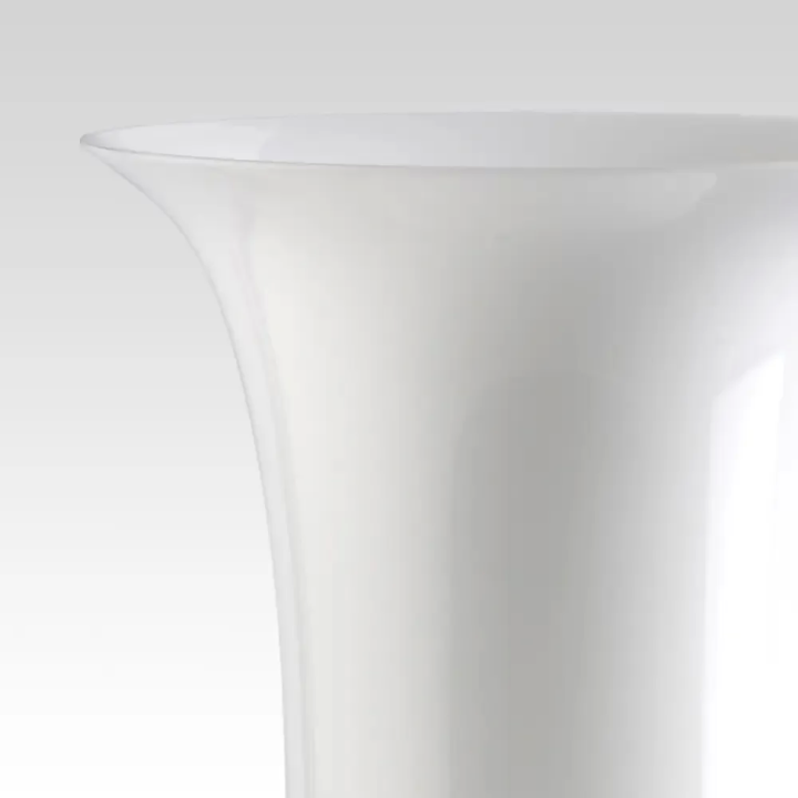 Venini Vaso Opalino lattimo alto 36 cm