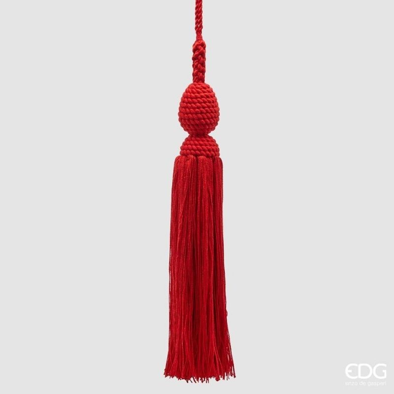 Addobbo Nappa Jumbo EDG Rosso | Tessuto Intrecciato H 110 cm